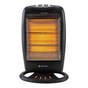 VENTISOL AQUECEDOR HALÓGENO AH01 PRETO